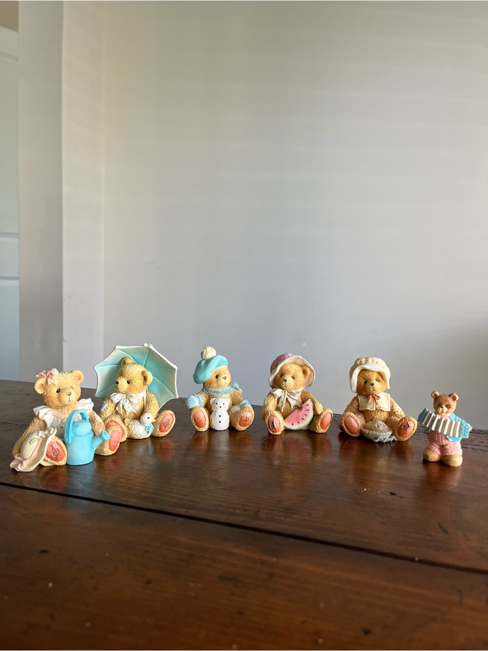 Set of 6 VTG Cherished Teddies Figurines Teddy Bear Collectible Keepsake